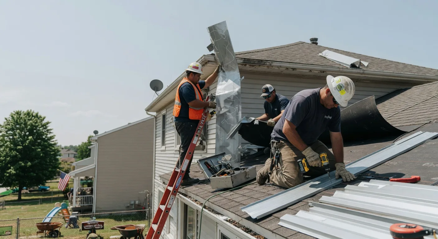 Storm Damage Metal Roof Repair in Elbow Lake, MN
